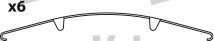 VALEO 541698 Brake Pad Set, disc brake